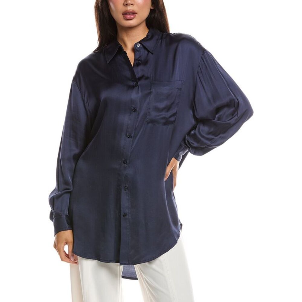 Frnch Womens Alica Woven Blouse, Blue